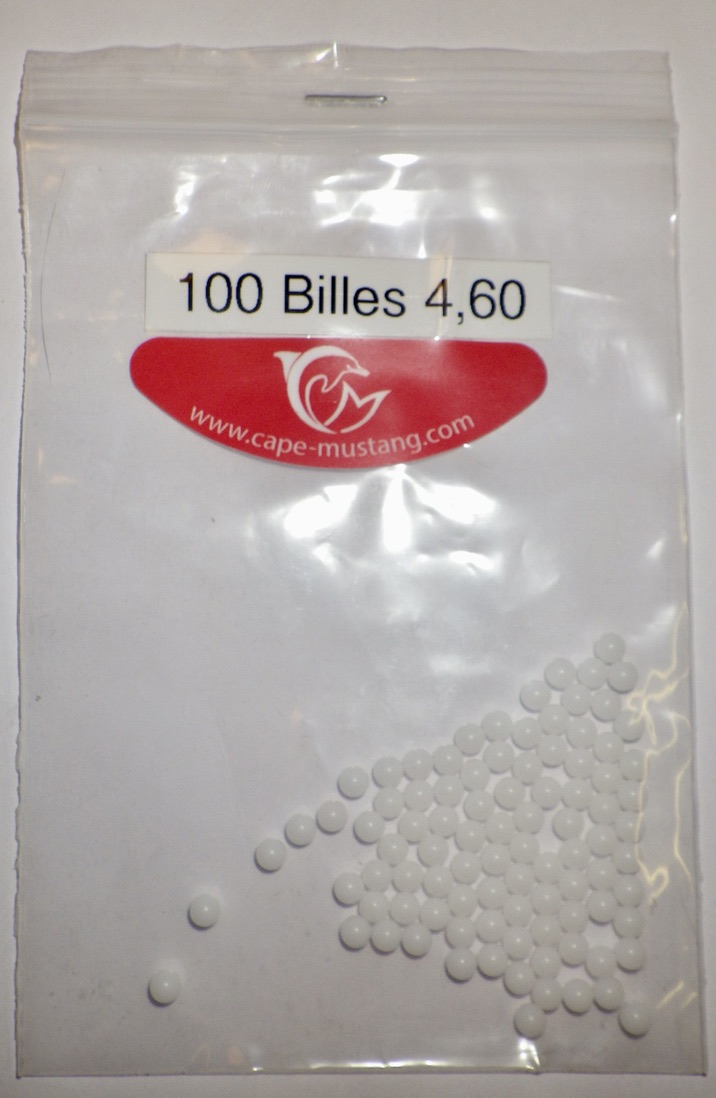 Image de Billes Delrin  4.6mm pour poulies ou chariots